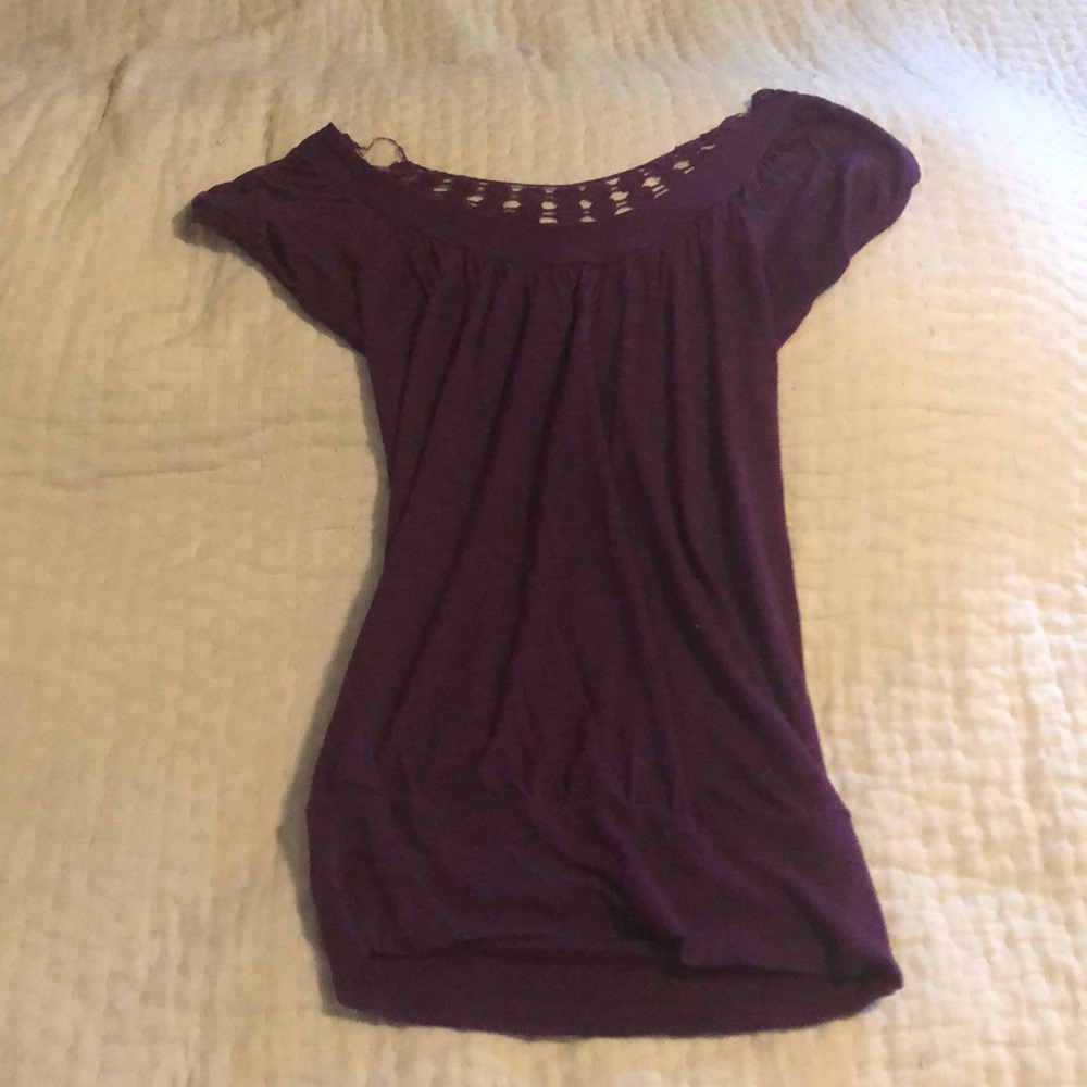 Purple shirt